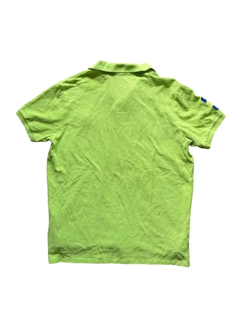Polo Ralph Lauren Custom Fit Big Pony 3 Logo Polo Shirt Men's Size XL Lime Green